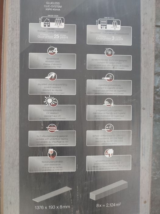 Ламінат Німеччина САТ WALK = 8,5кв.м