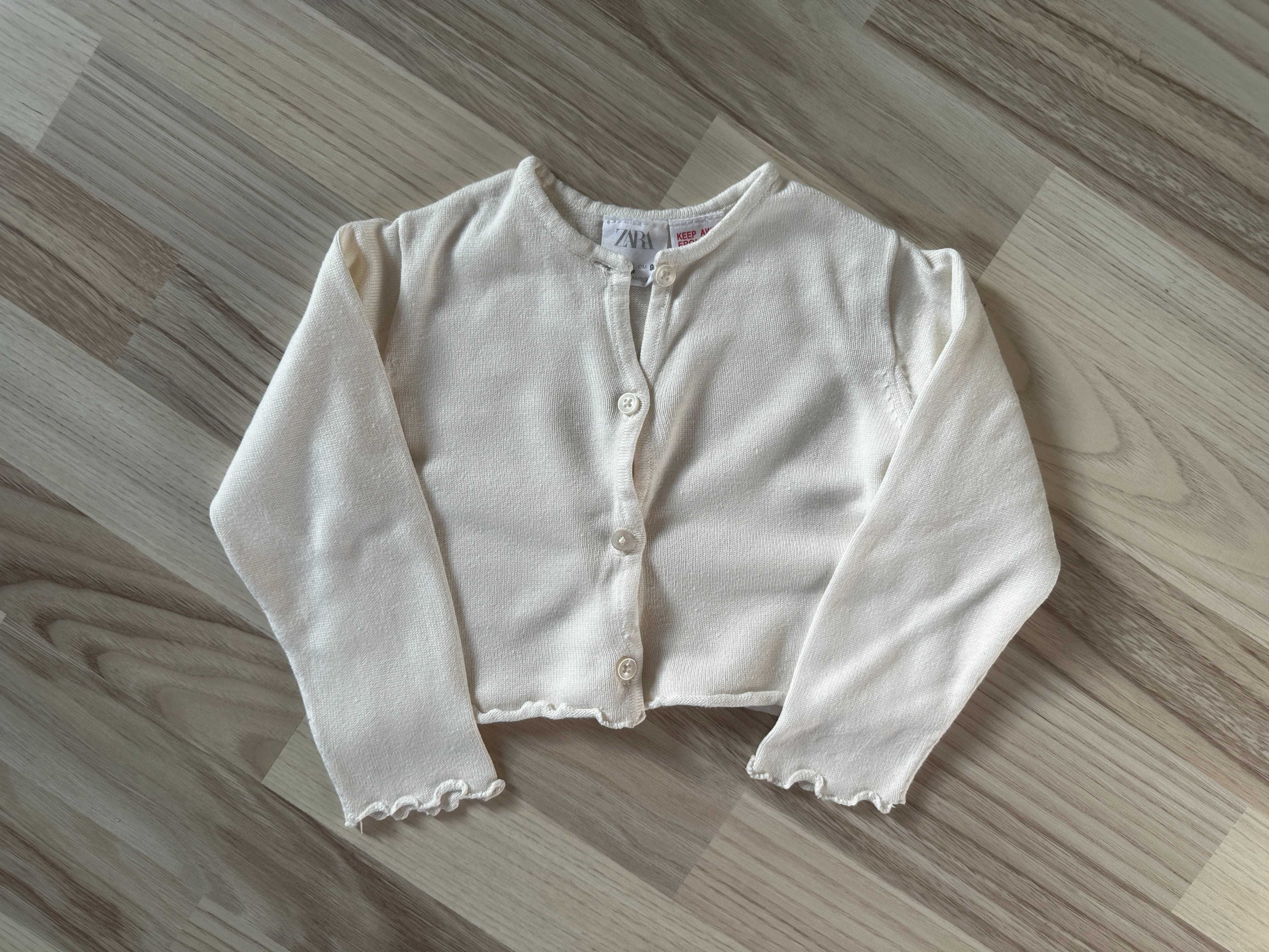 Sweterek biały Zara 98