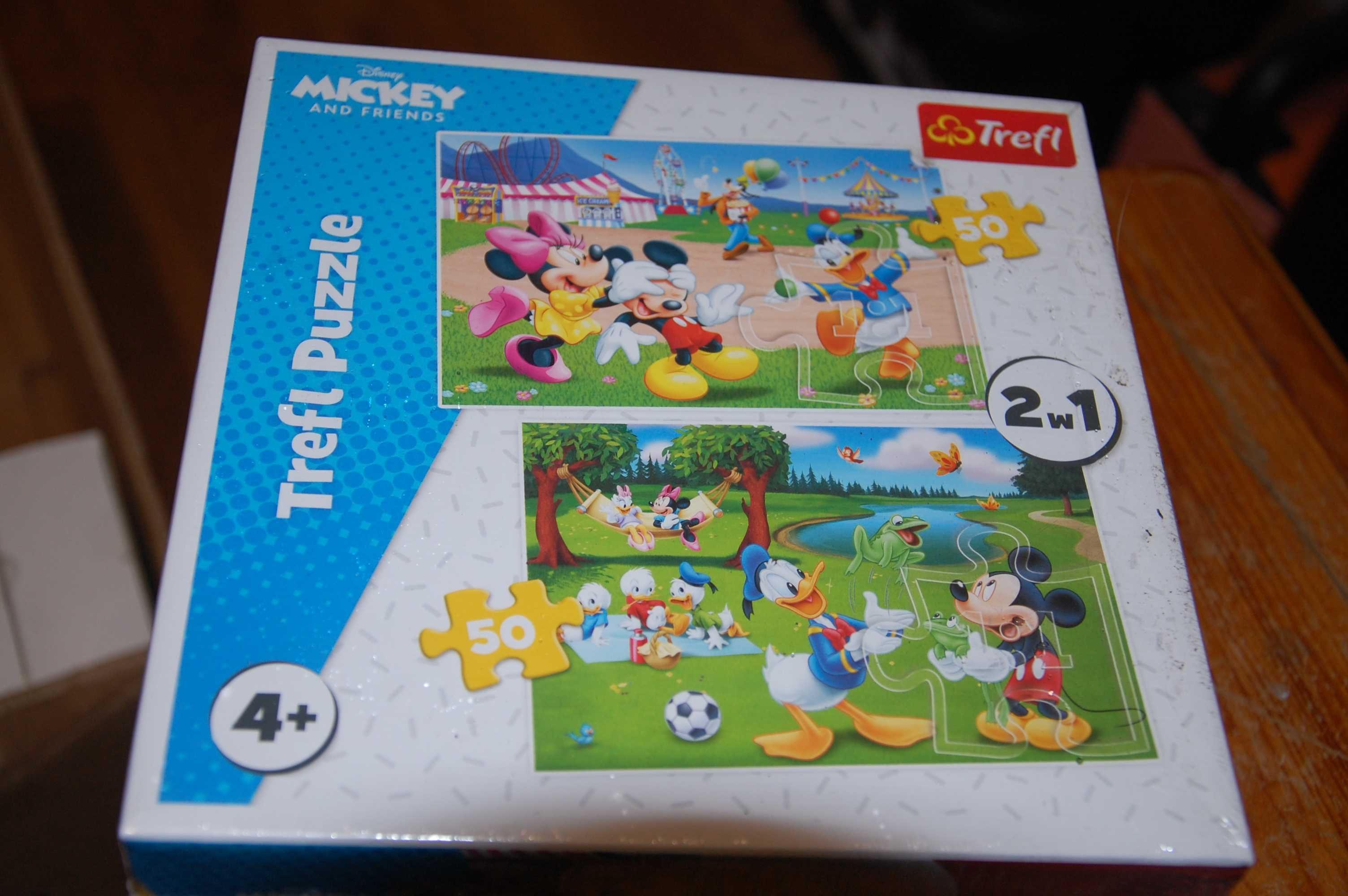 nowe puzzle myszka miki 2w1