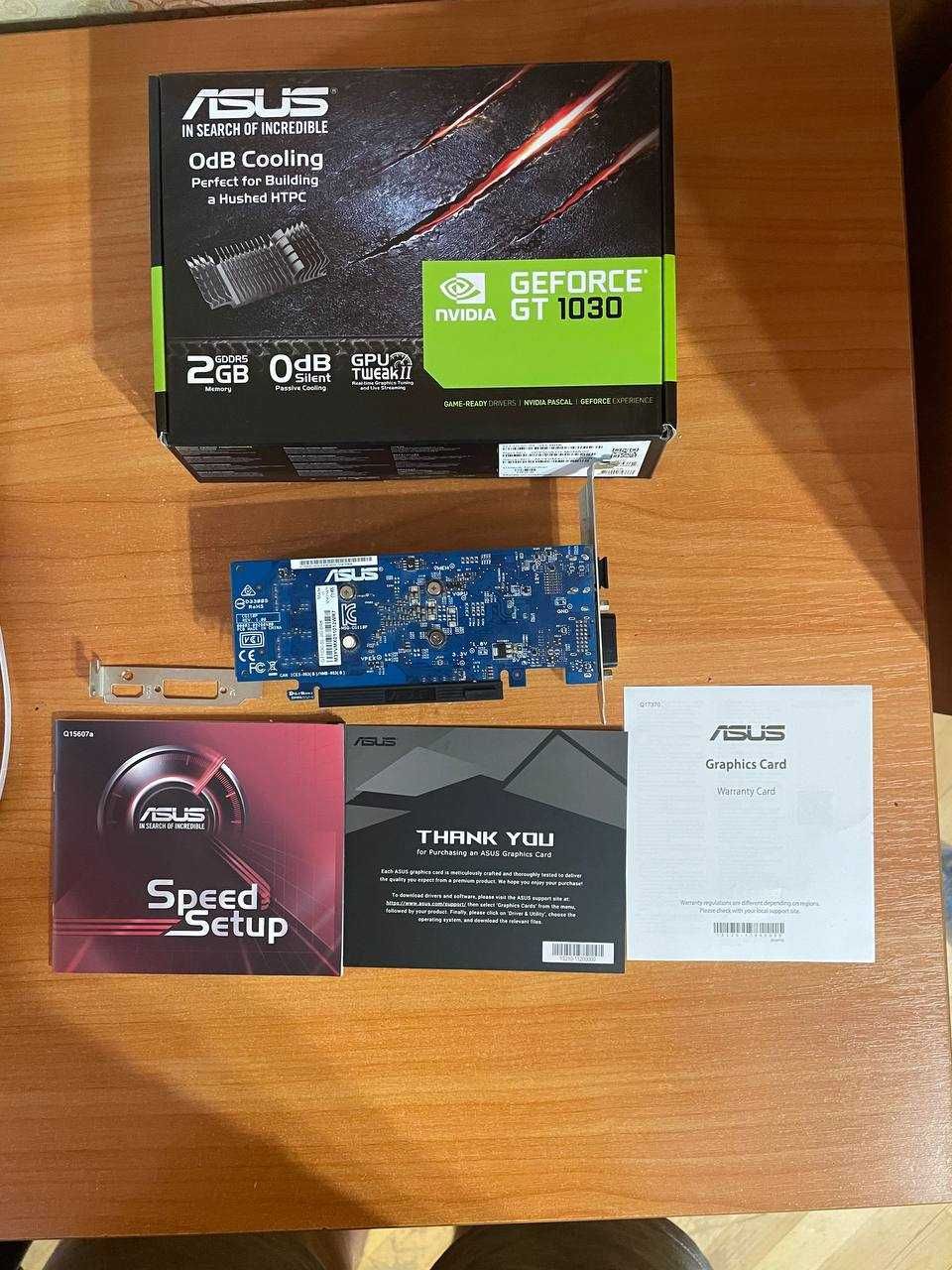 Відеокарта Asus PCI-Ex GeForce GT 1030 2GB GDDR5 (64bit) (DVI, HDMI)