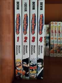 Mangas Naruto Vol. 1-4