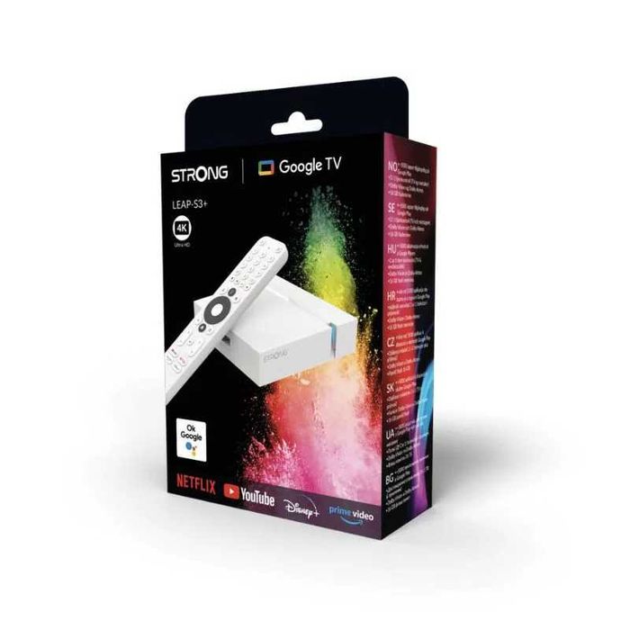 Strong LEAP-S3+ V2 Android TV Box – Novo e Selado