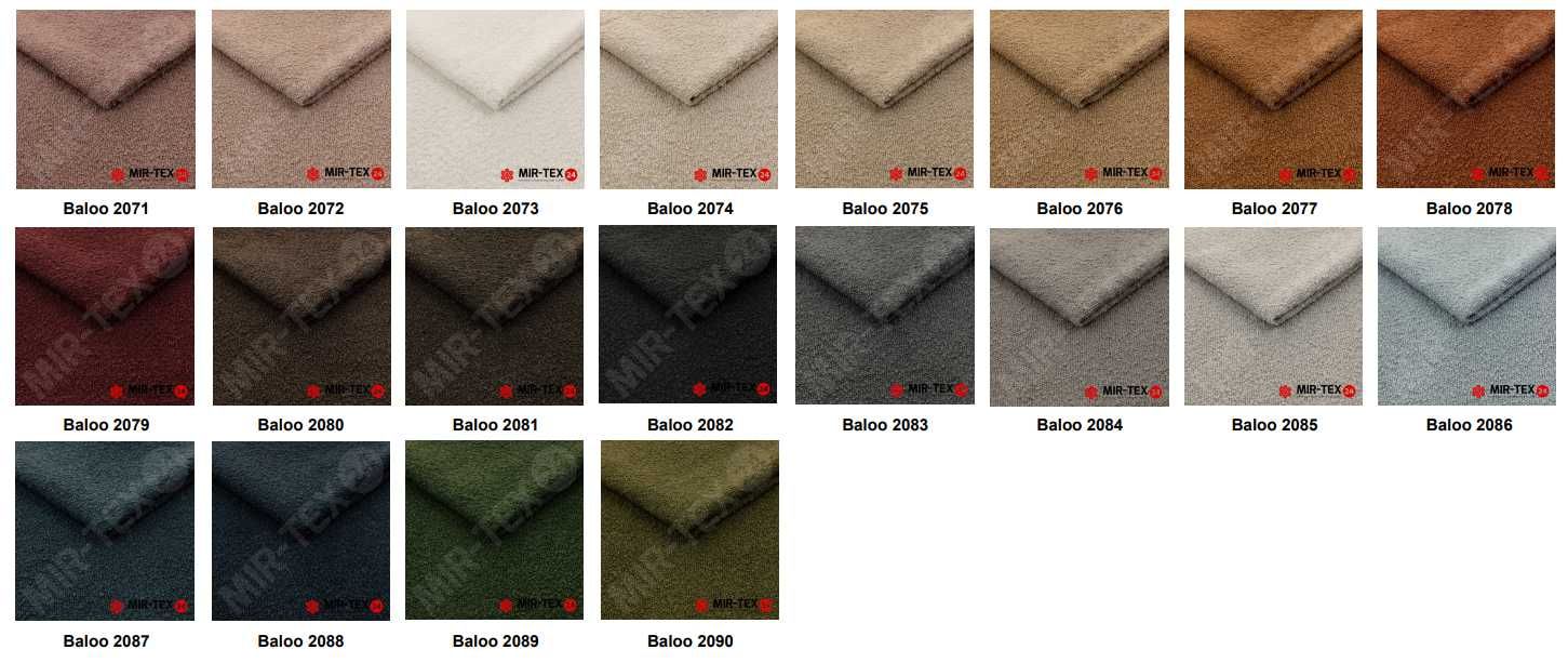 Ławka Tapicerowana CLOUDE boucle 60x35 HIT NOWOŚĆ C