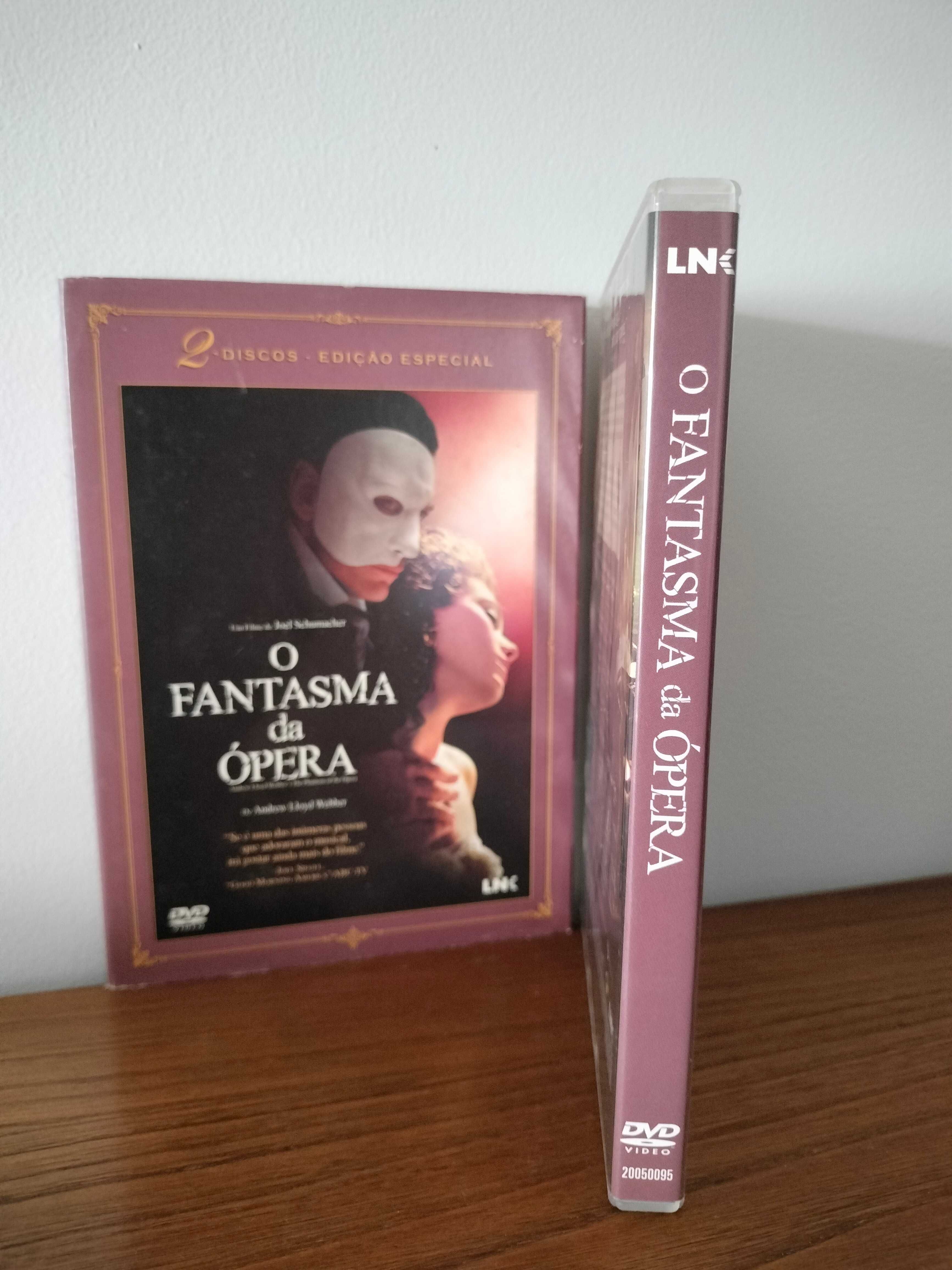 Filme DVD: O Fantasma da Ópera - The Phantom of the Opera (Slipcase)