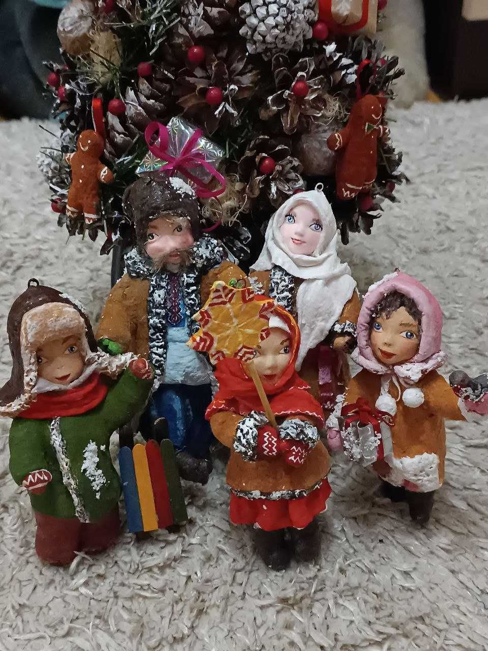 Ватні іграшки, новорічні іграшки своїми руками