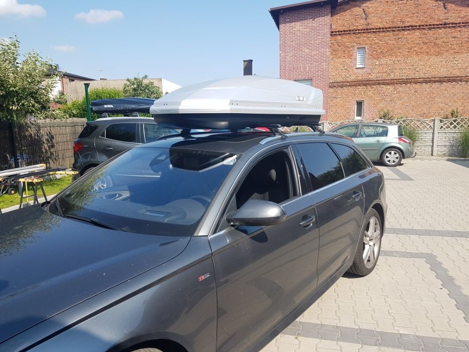 Box dachowy Taurus Adventure 480 srebrny połysk