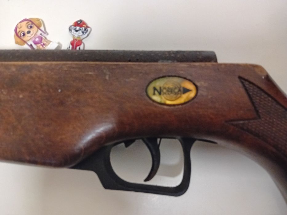 Espingarda norica 4.6 mola teria que trocar mais ainda dispara