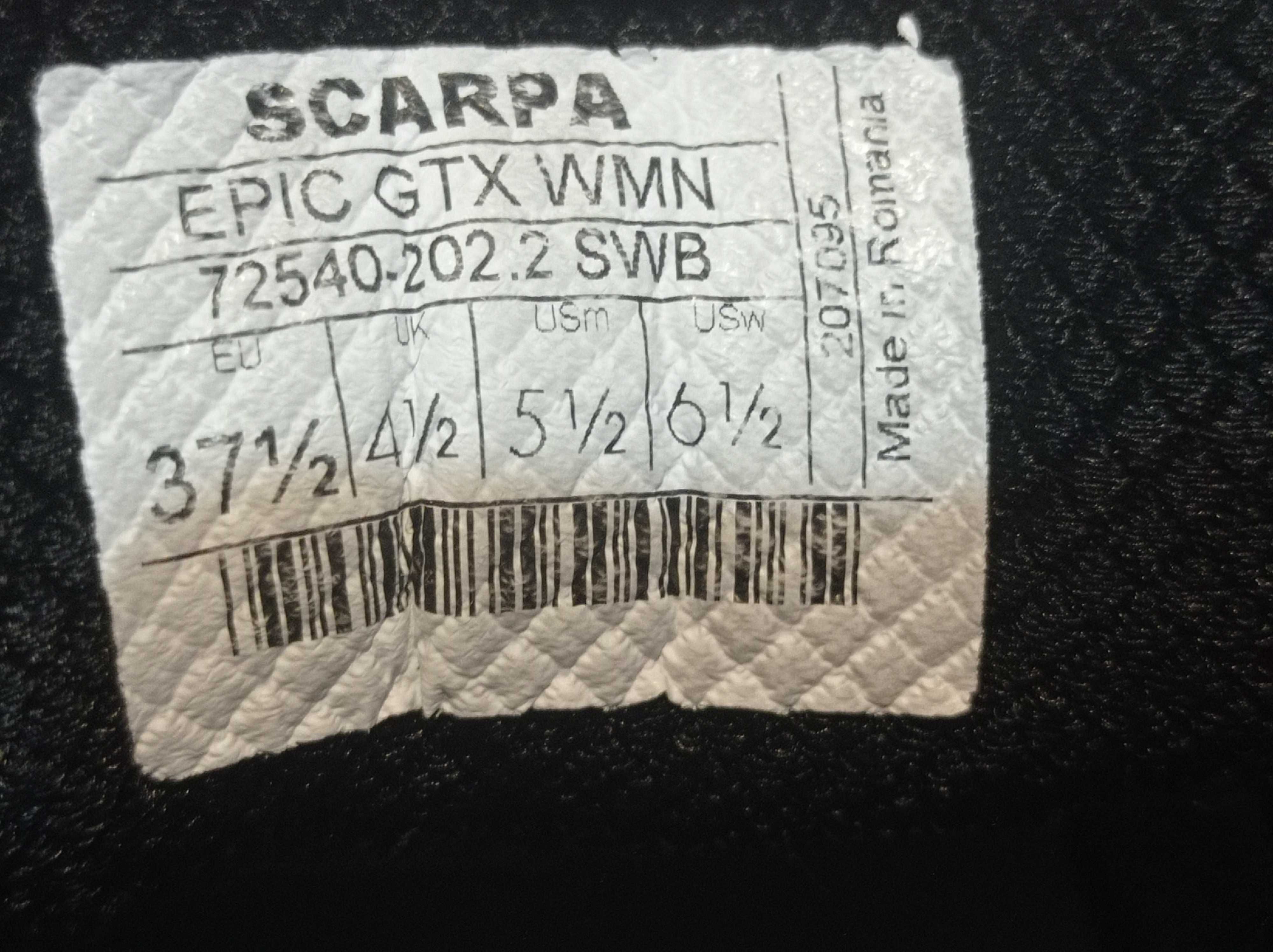 Кросівки Scarpa Gore-tex vibram фірмові оригінал розмір-37 устілка-24
