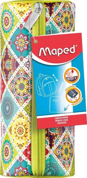 piórnik szkolny tuba neoprenowy zielony maped