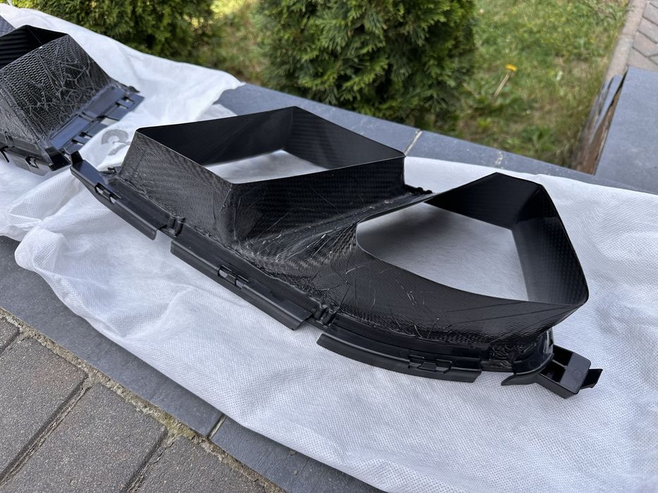 Карбонові воздуховоди вставки накладки в бампер на BMW G80 G82 M3 M4