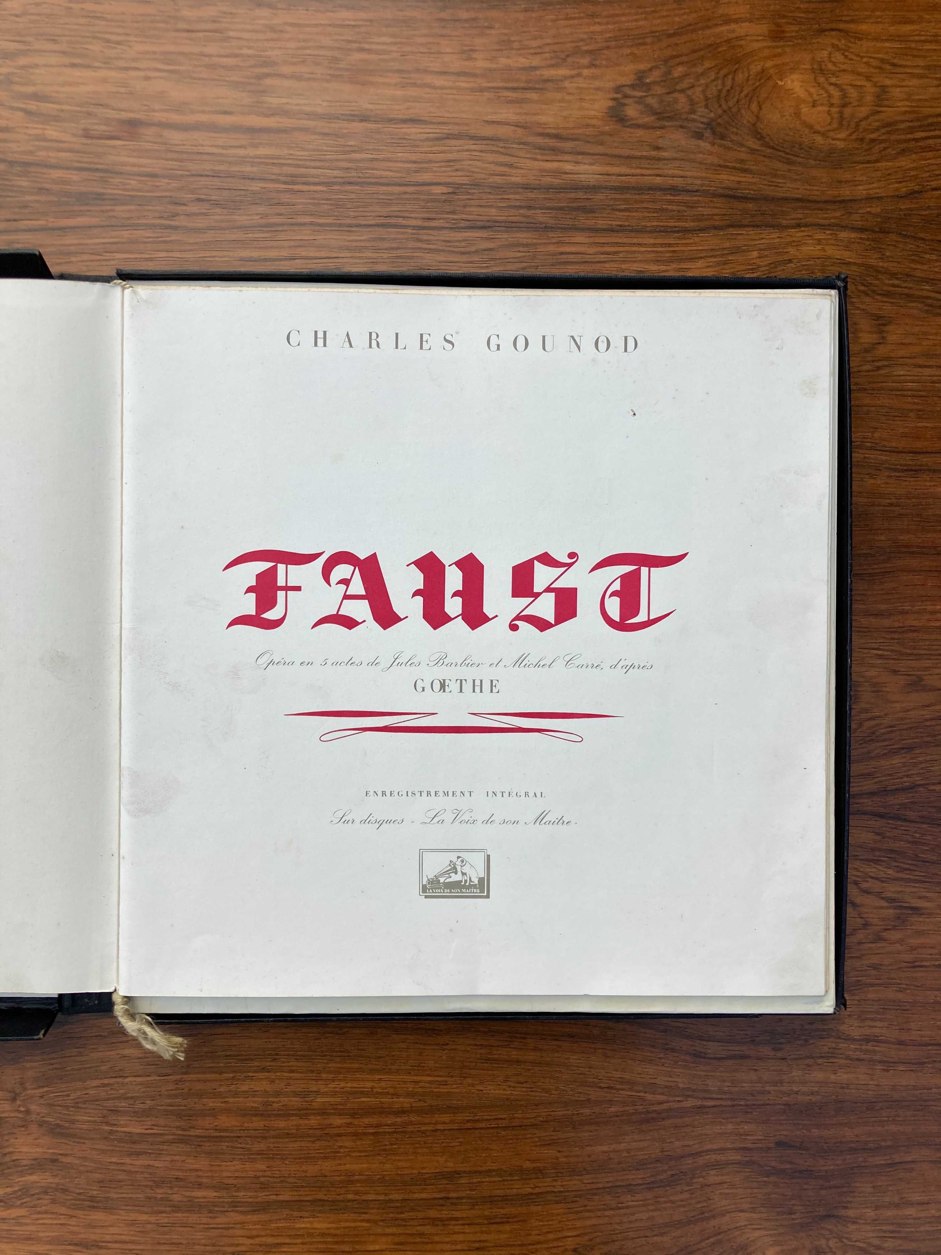 Kolekcjonerskie wydanie Winylowe 4 płytowe Opera Faust 1953 piękny box