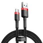 Kabel USB Typ C Baseus Cafule 1m 3A kolor: czarny