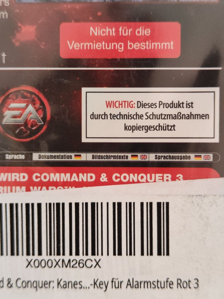NEW ENG/DE Command & Conquer Kanes Rache PC DVD