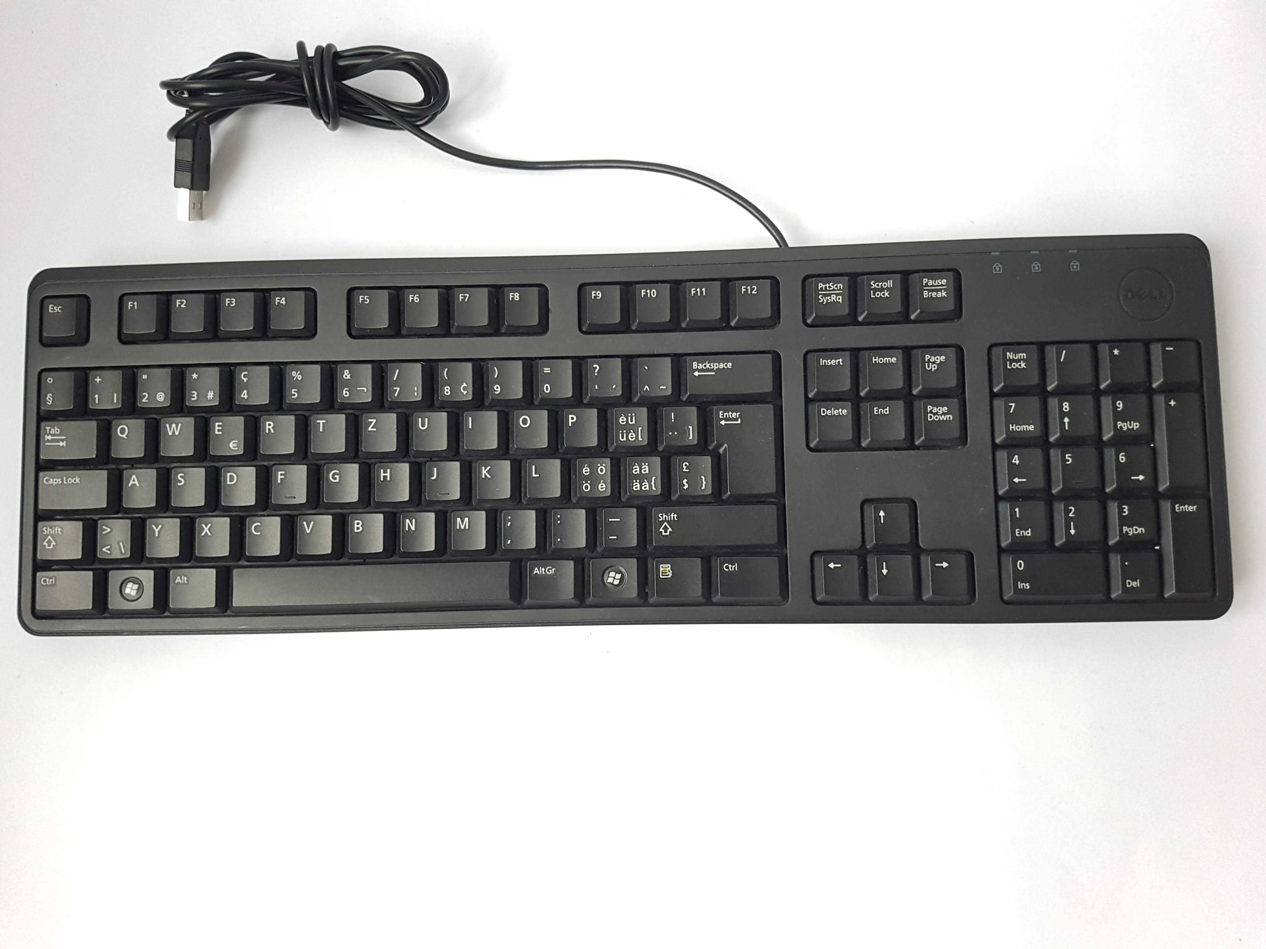 Dell Keyboard KB212-B USB, нова клавіатура. Букви англійські.