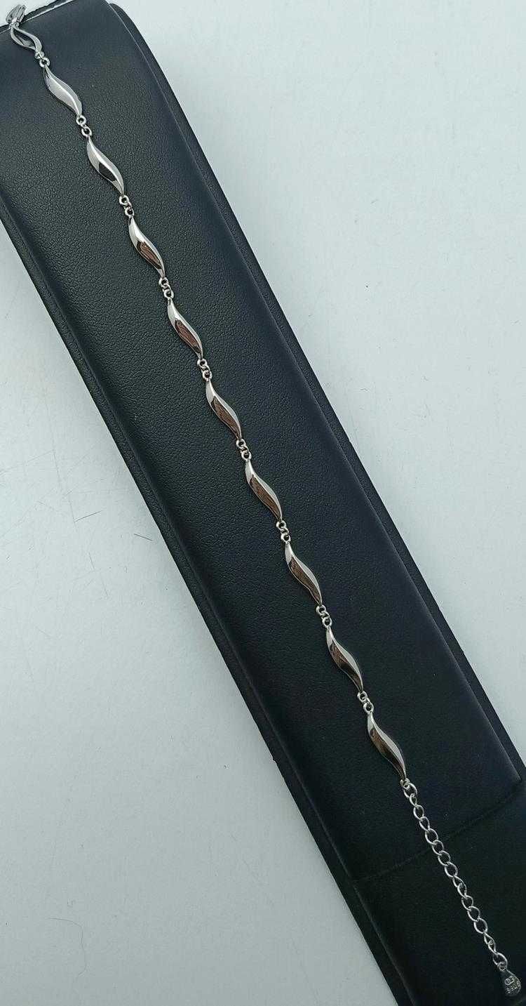 Klasyczna Srebrna Bransoletka 4,06g p925 21cm