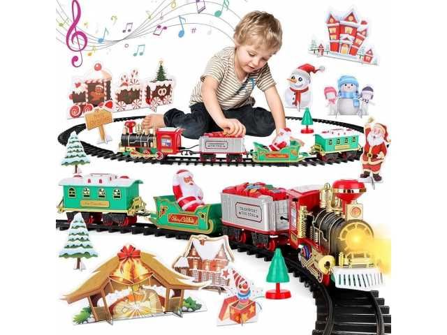 Kolejka elektryczna świąteczna/54  prezent mikołaj okazja