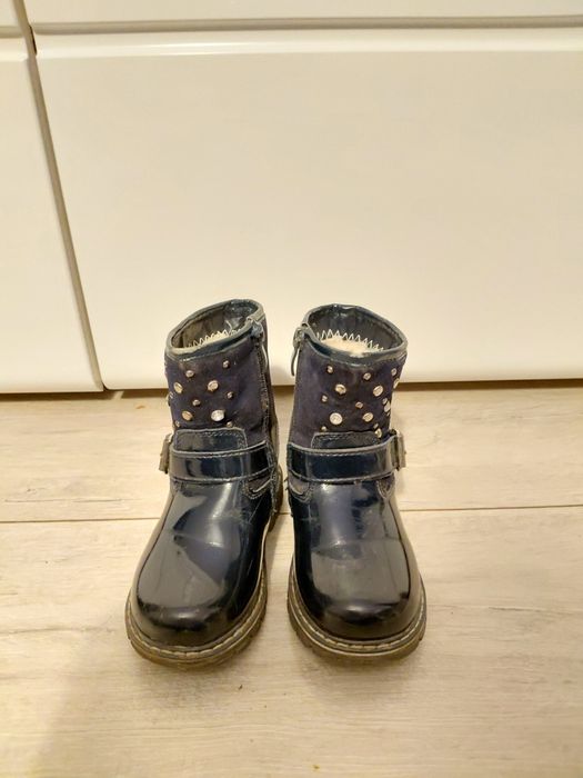 Buty zimowe dziecięce dziewczęce, rozmiar 23.