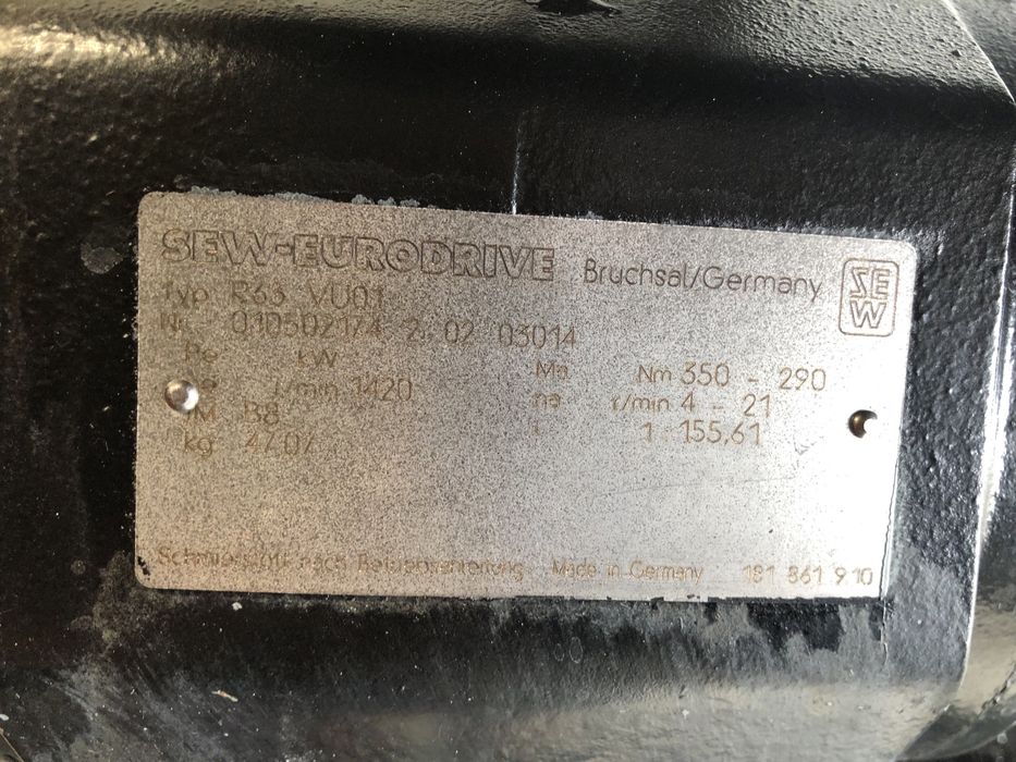 Motoreduktor reg obr od 4-21, 0,75 kw