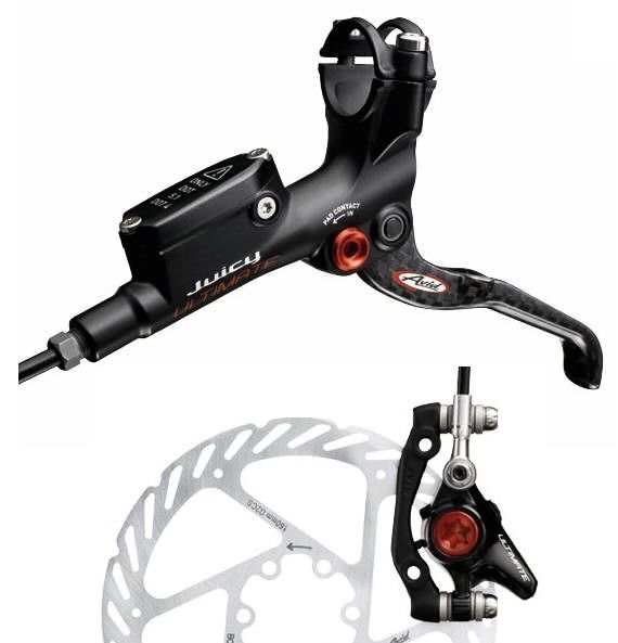 Гадравлічні гальма Avid Juicy Ultimate карбон перед + зад