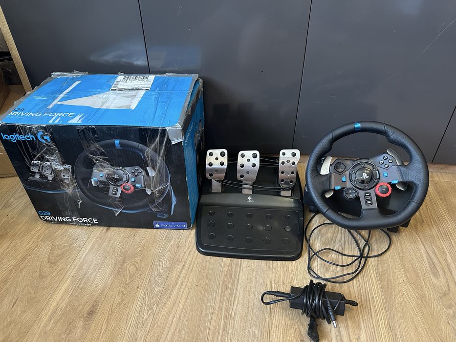 Игровий руль Logitech G29 PC/PS 3/4/5 (thrustmaster) тести/відео, g923