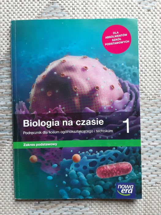 Podręcznik BIOLOGIA NA CZASIE 1 zakres podstawowy NOWA ERA