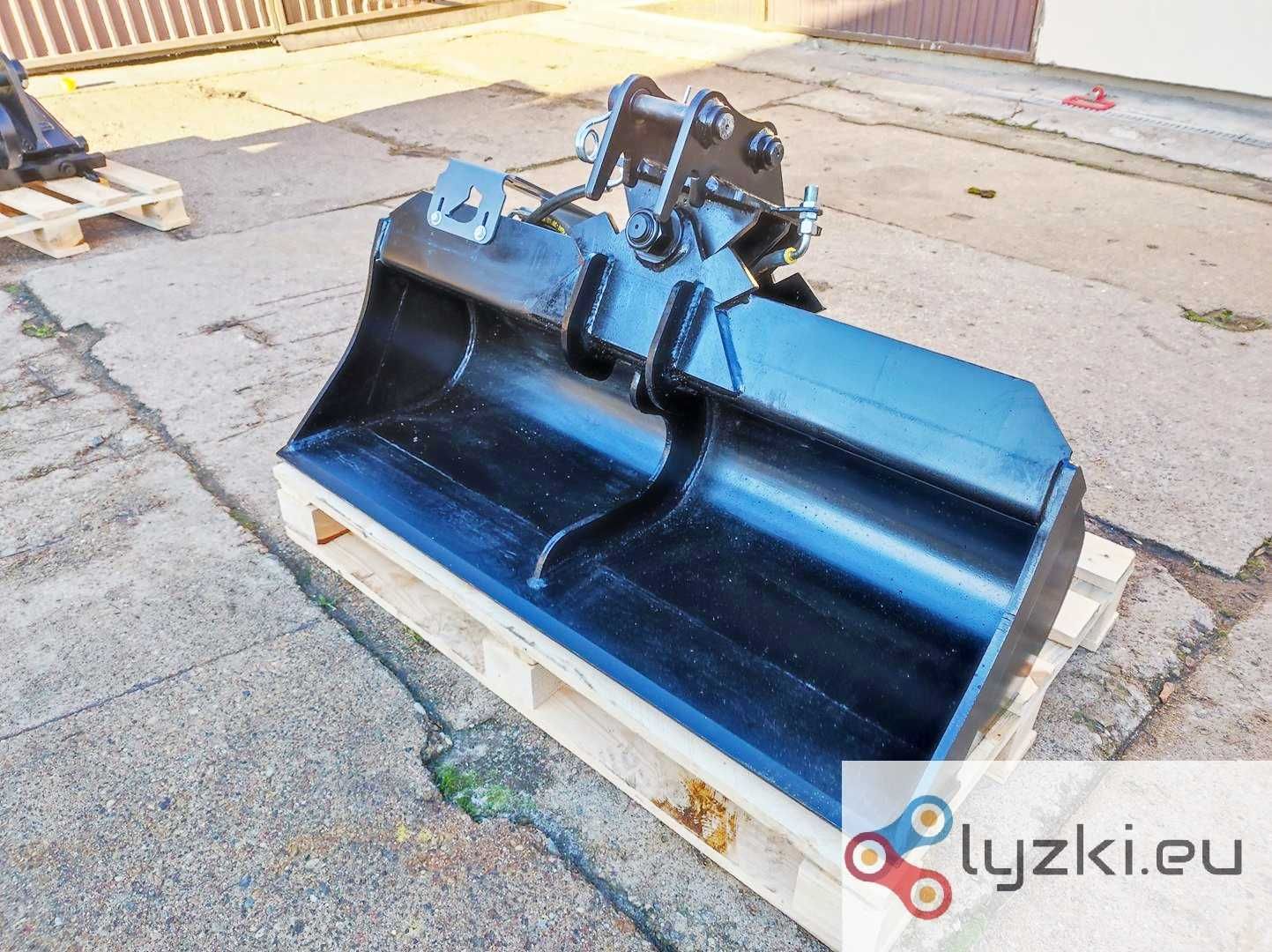 Łyżka wychylna 120-130cm Mini 3,5T JCB CAT Takeuchi Kobelco Yanmar