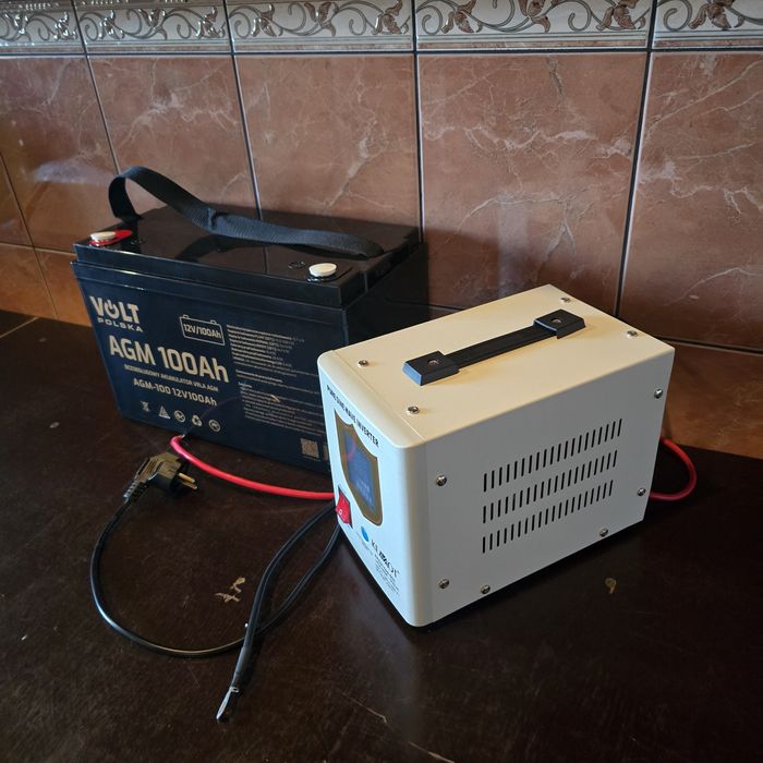 Джерело безперебійного живлення (ДБЖ)+ Акумулятор 100Ah AGM
