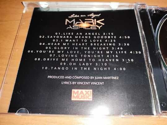 Mark Ashley - Like An Angel (Maxi Music Album CD) (SPAIN)