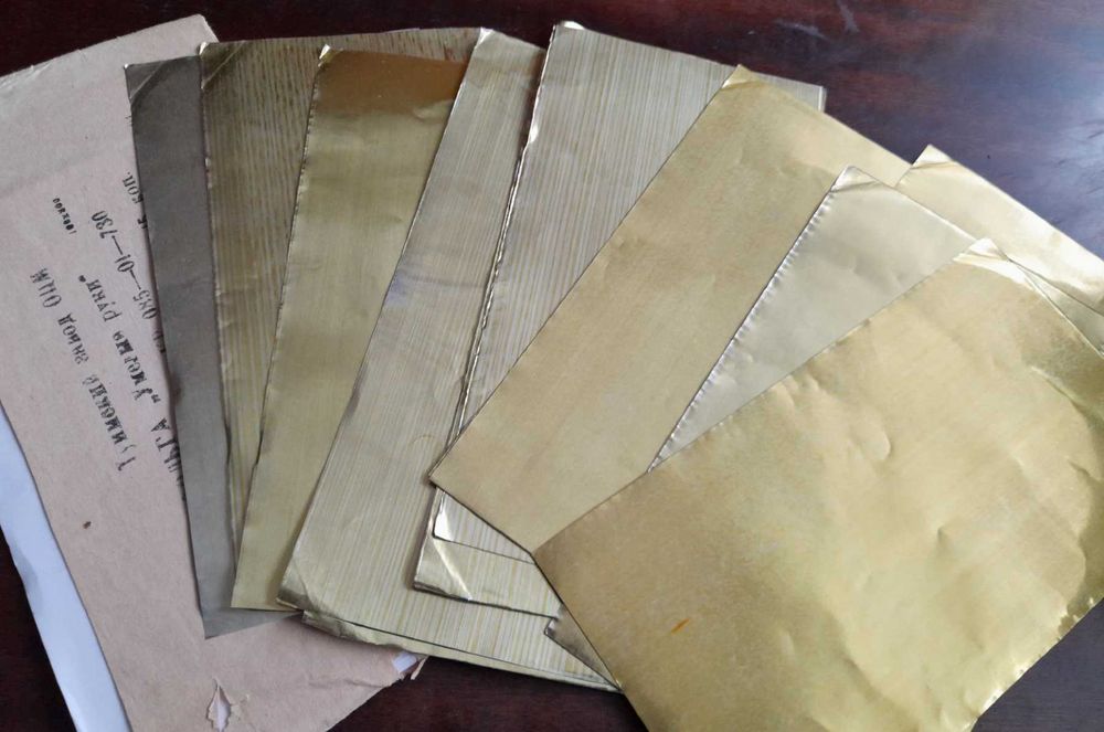 Фольга для школярів, бархатний / оксамитовий/ кольоровий папір.