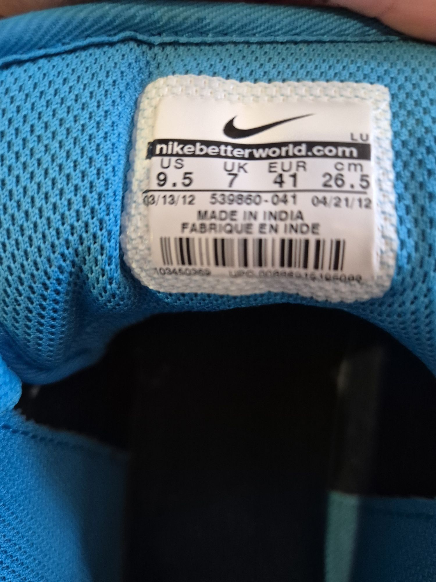 Adidasy  Jordany NIKE 41 za kostkę czarno niebieskie