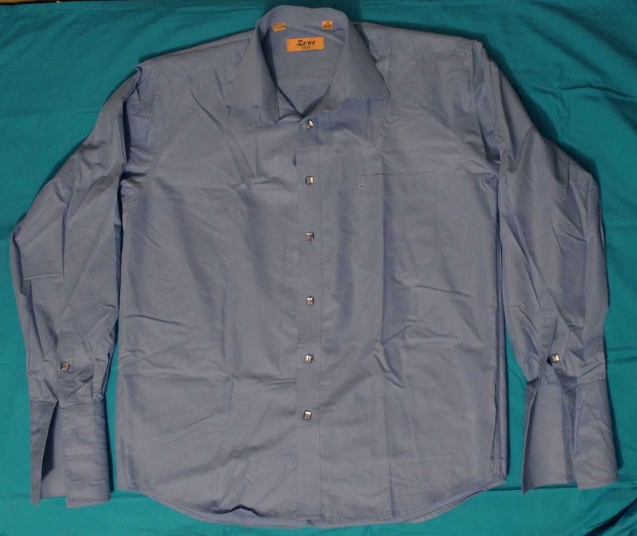 Сорочка з запонками zews, L, XL, рубашка, запонки