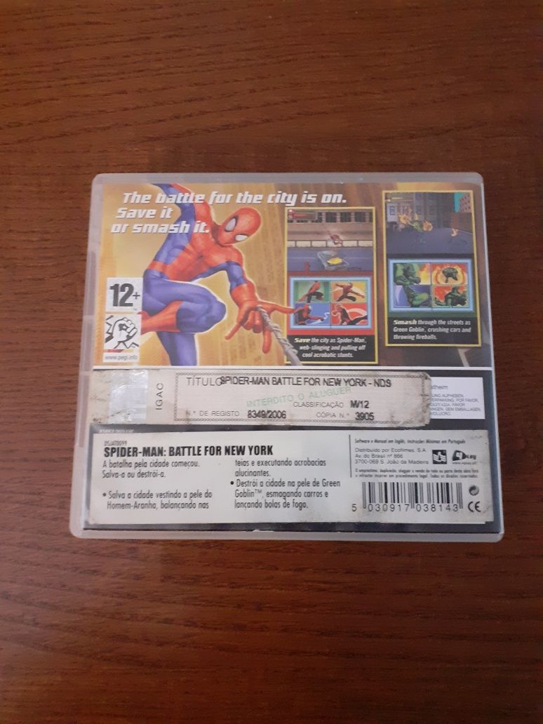 "Spider-man Battle for New York" Nintendo DS