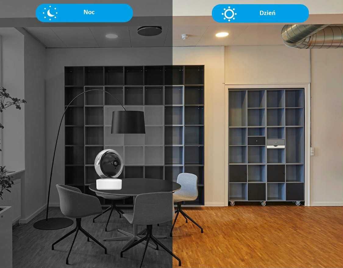 Kamera WiFi obrotowa Full HD z aplikacją Tuya niania monitoring