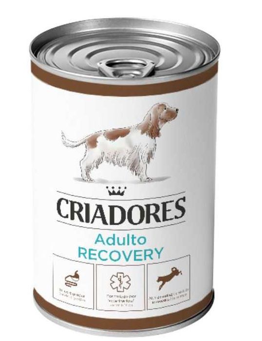 Criadores Adulto Recovery lata para cães 400 g