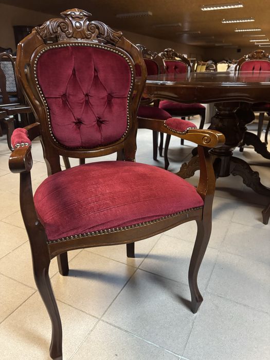 Zestaw włoski stylowy stół na 10 osób 8 krzeseł meble stylowe italy