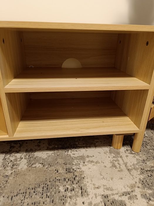 Szafka RTV stolik Boho rattan