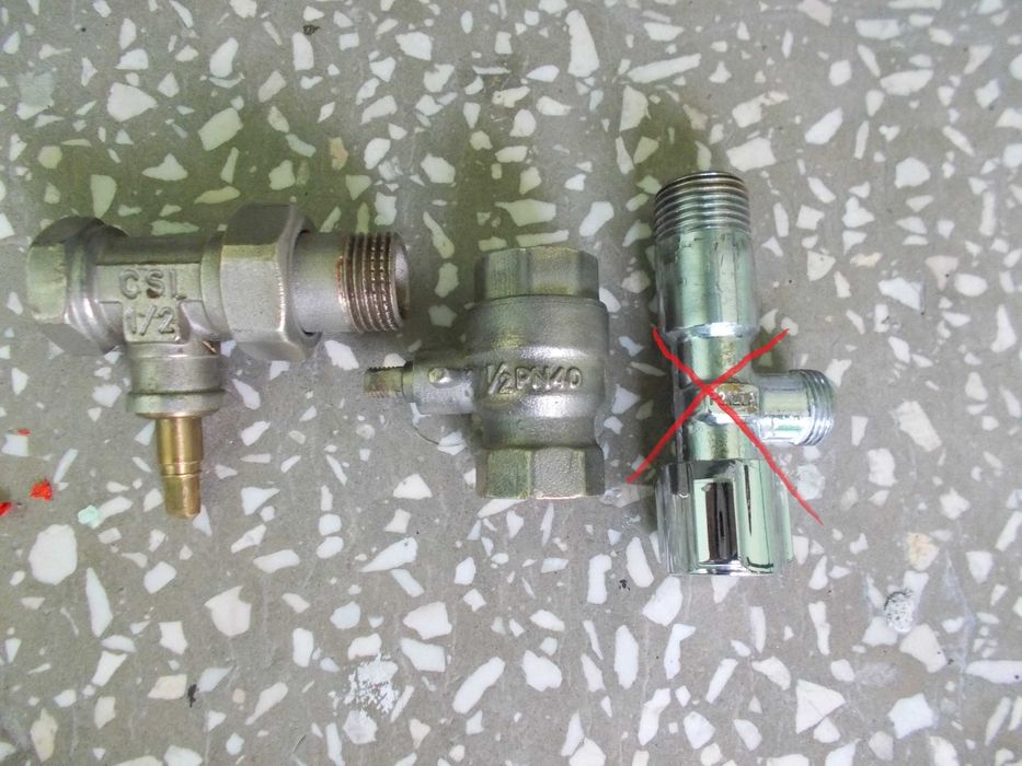 Zawory hydrauliczne 1/2'