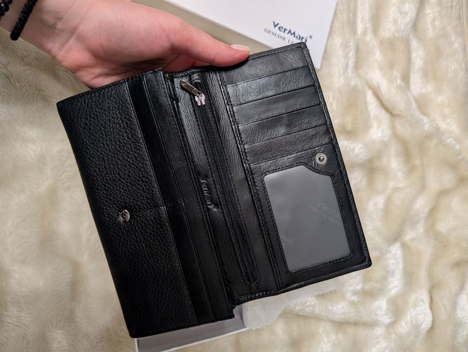 Новий гаманець з натуральної шкіри
