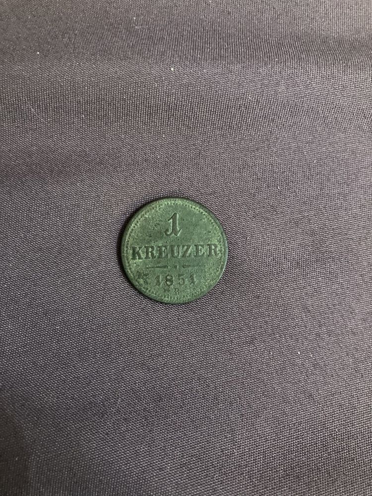 1 крейцер 1851 року Австрія монета
