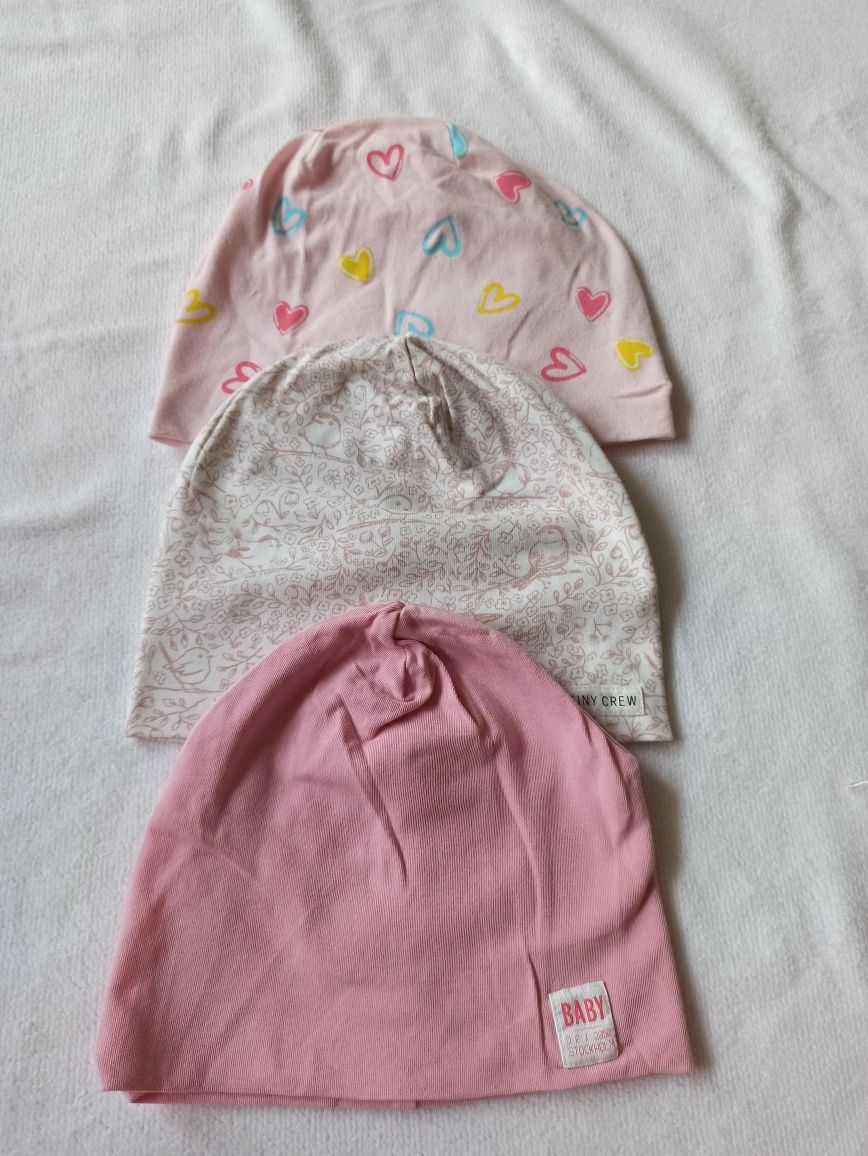 Шапки h&m,baby club на 1-2роки