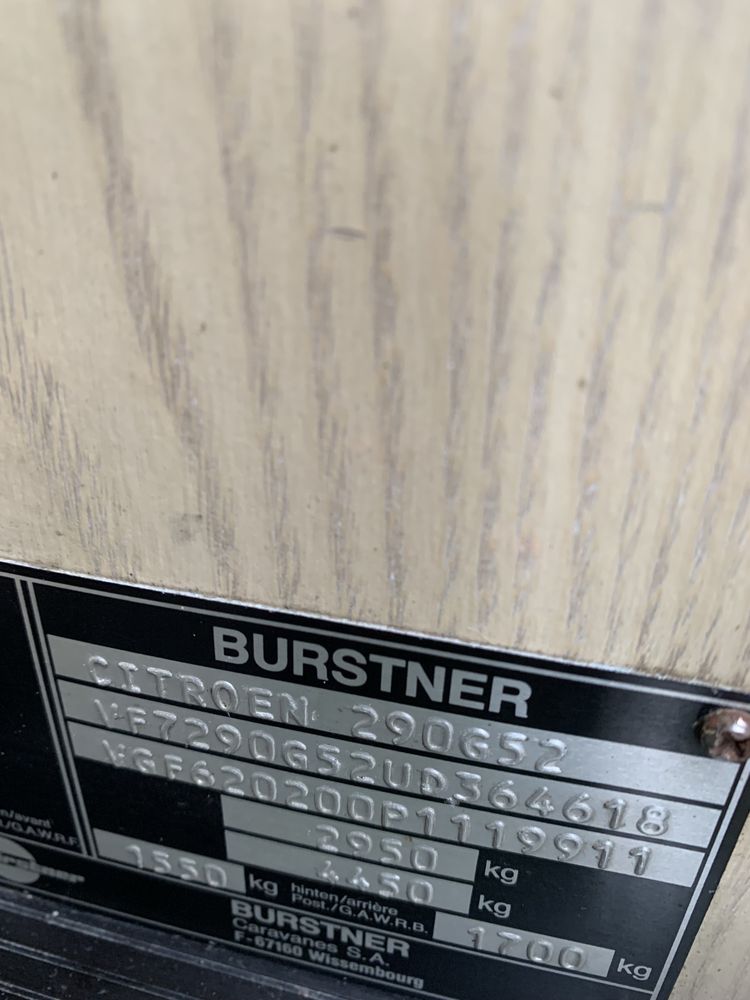 Autocaravana BURSTNER