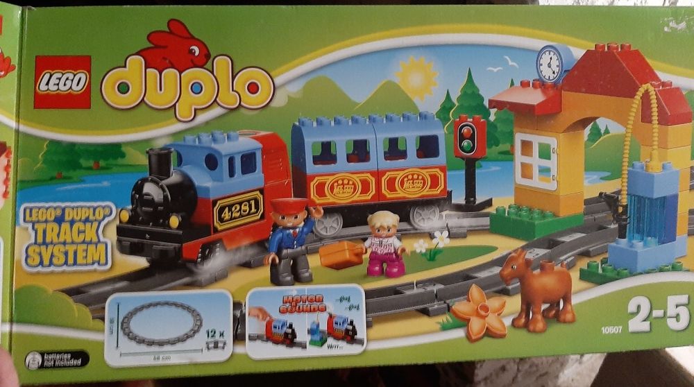 LEGO® 10507 Duplo - Mój pierwszy pociąg oraz tory 10506