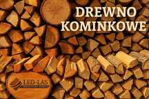 Drewno kominkowe dębowe dąb opałowy gruby do kominka i pieca drzewo