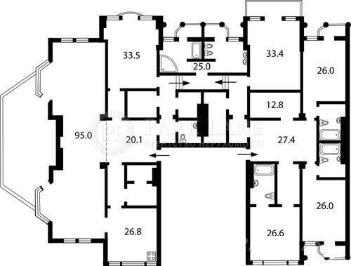 Найкраща квартира(490м2)з терасою та видом на Дніпро,на Грушевского 9