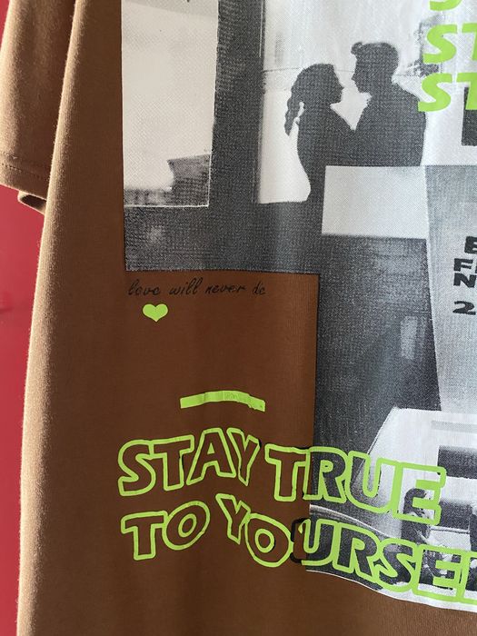 Tshirt castanha larga shein