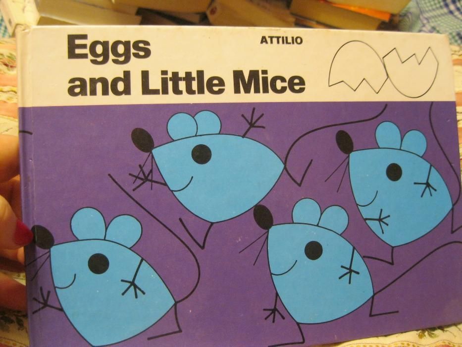 Egss and little Mice на английском языке детская книга о мышке картон