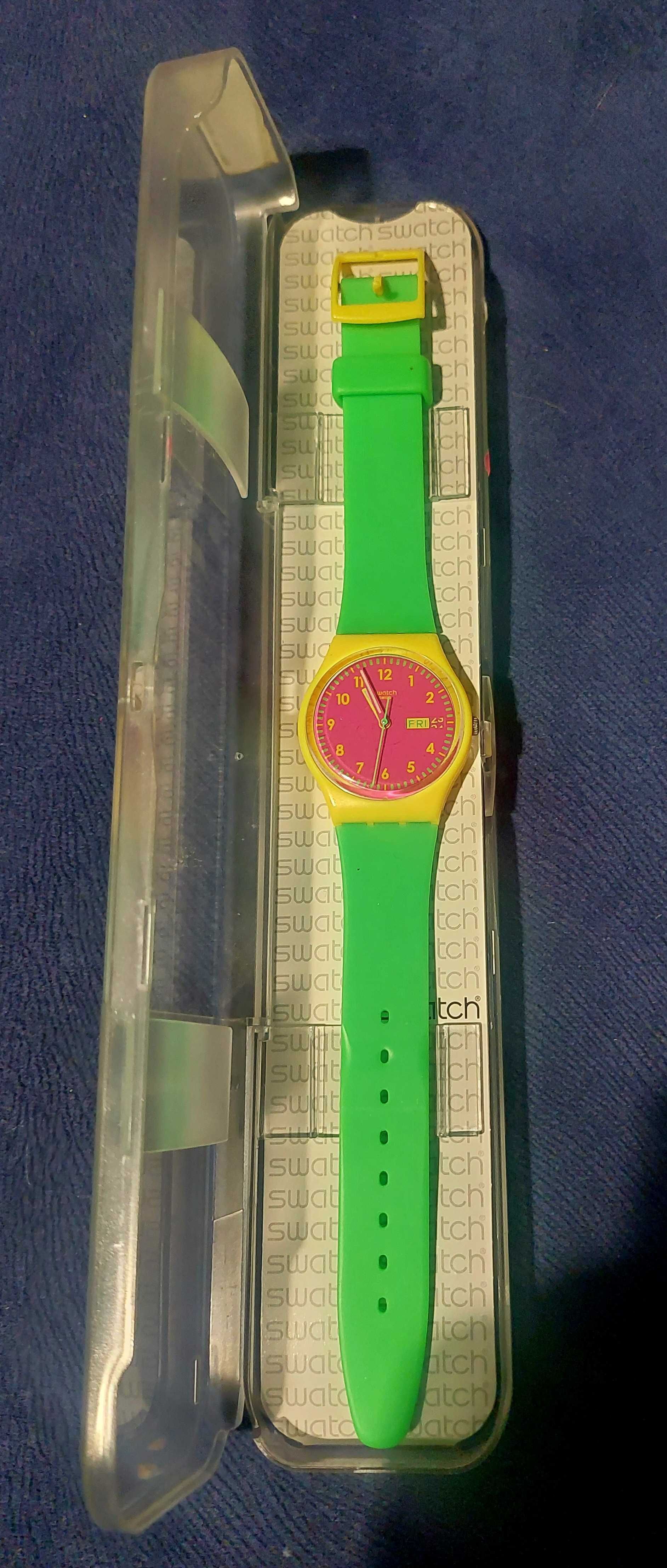 Zegarek marki Swatch Green Jelly GJ701