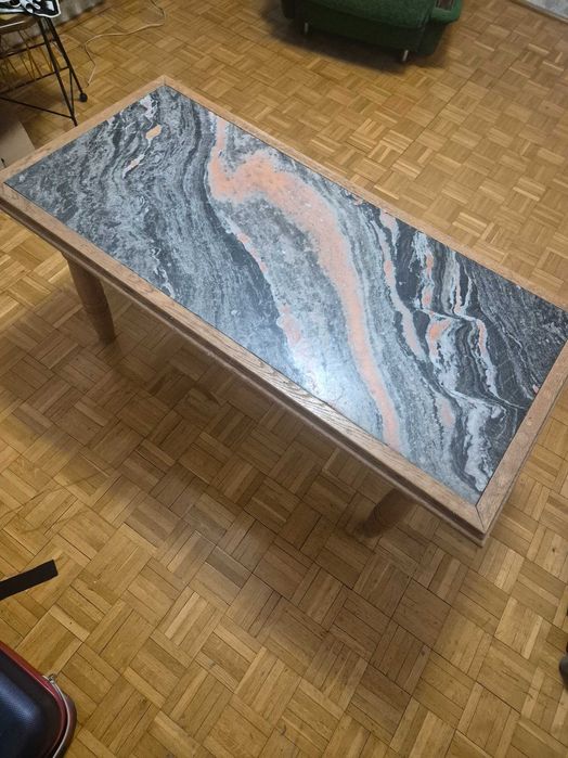 Ława z blatem marmurowym