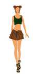 Croquis de moda  Eleganchic