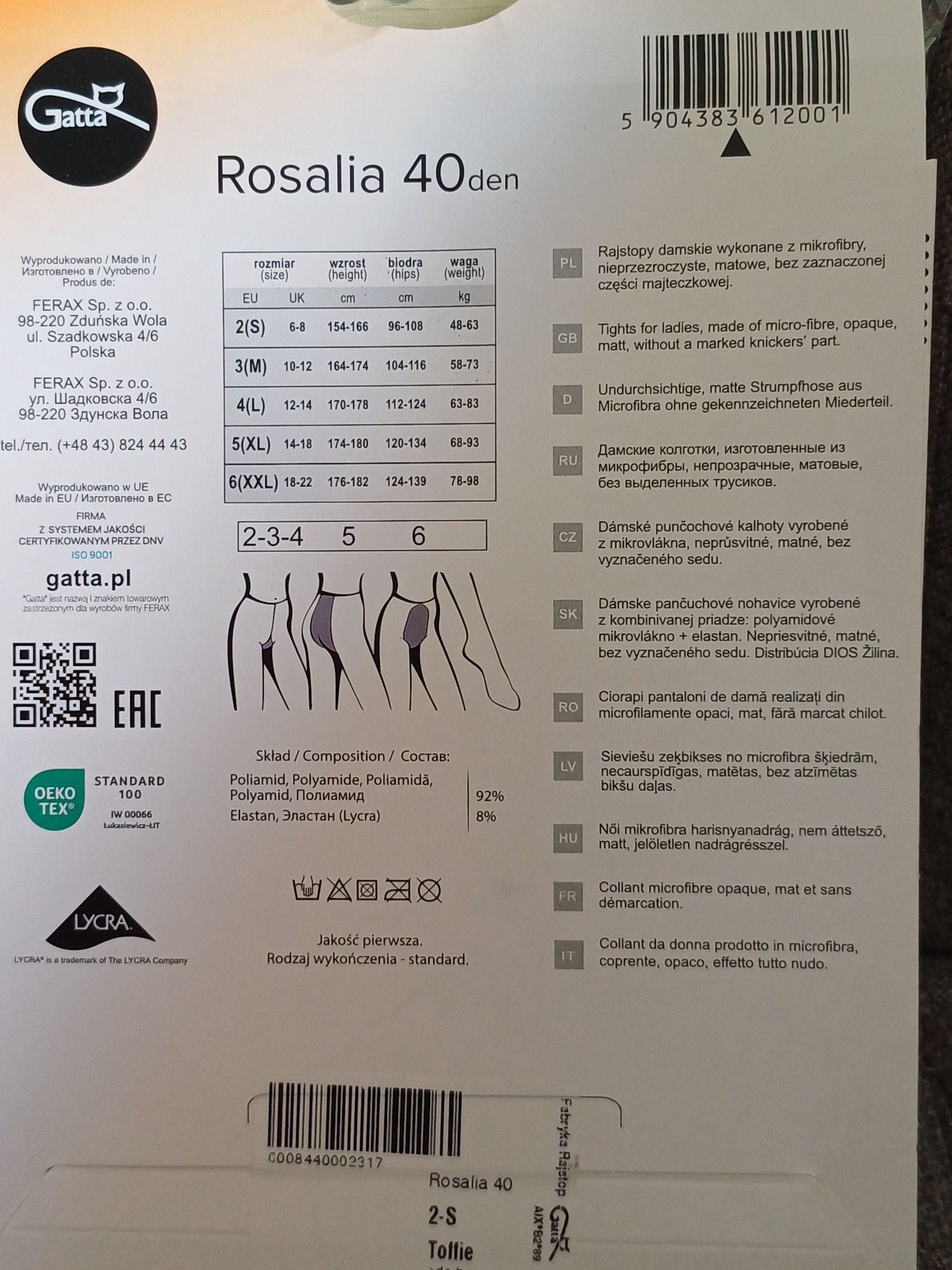 Rajstopy Microfibra Gatta,2×60den[grafity]1×40den[beżowy]R.2